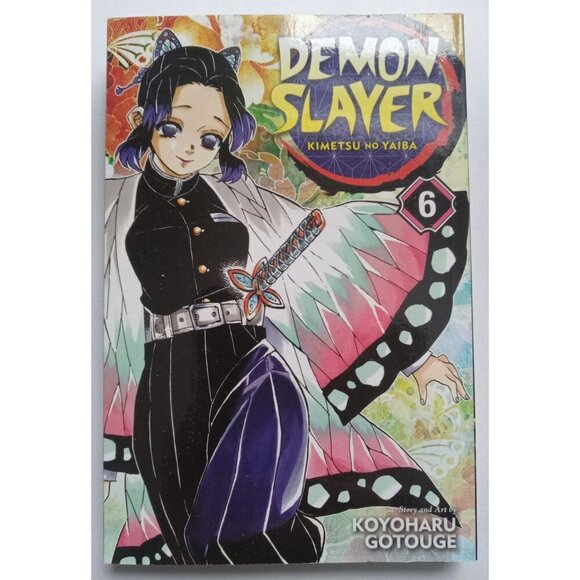 Demon Slayer: Kimetsu no Yaiba Vol. 6 Manga Comic Book by Koyoharu Gotouge (VG+) - Picture 1 of 2
